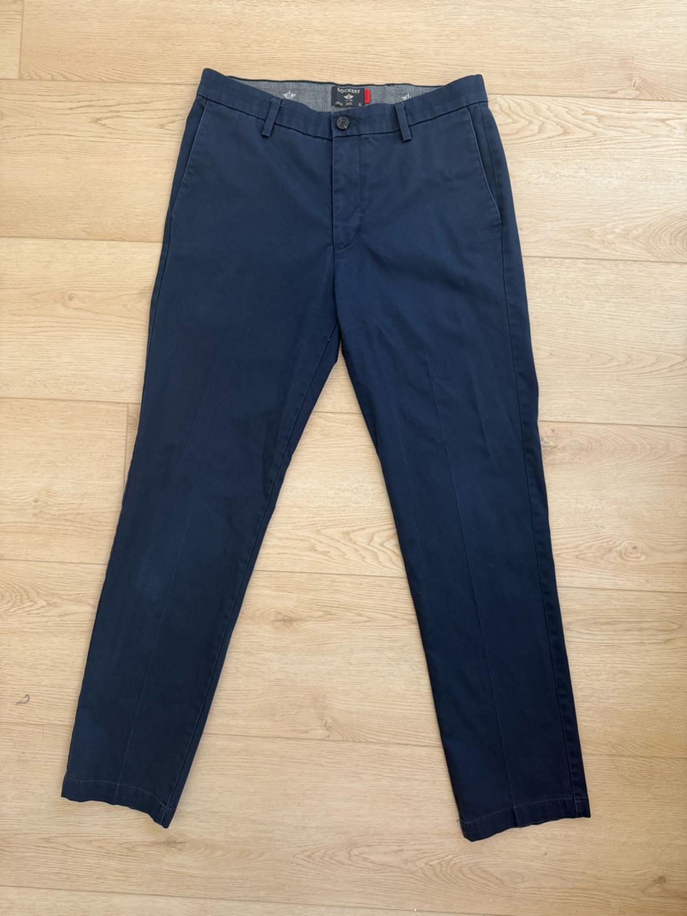 Dockers Men's Navy Slim Fit Chino Pants Work Casual 31x32